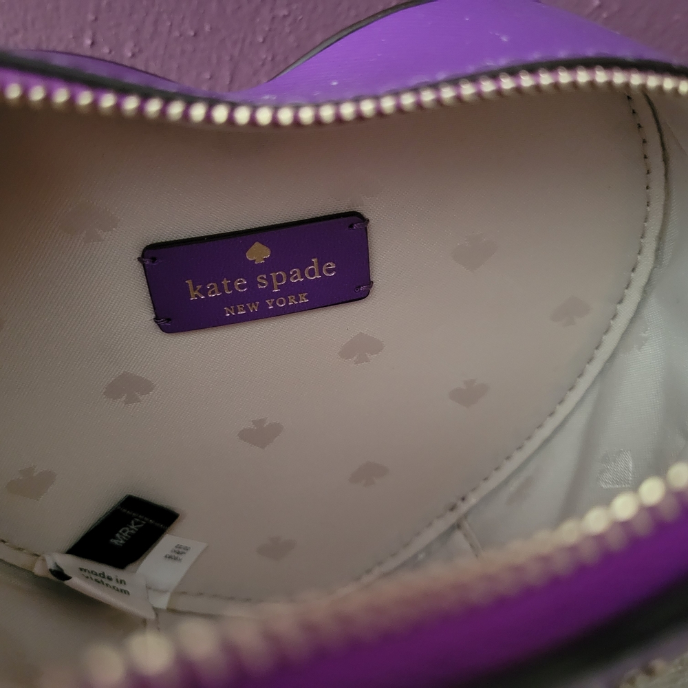 Kate Spade Purple Heart Crossbody Bag - Picture 2 of 3